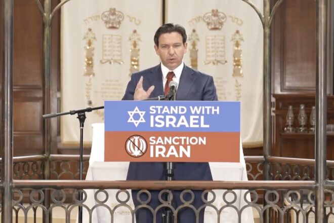 DeSantis Proposes 'Strongest Sanctions of Any State' on Iran